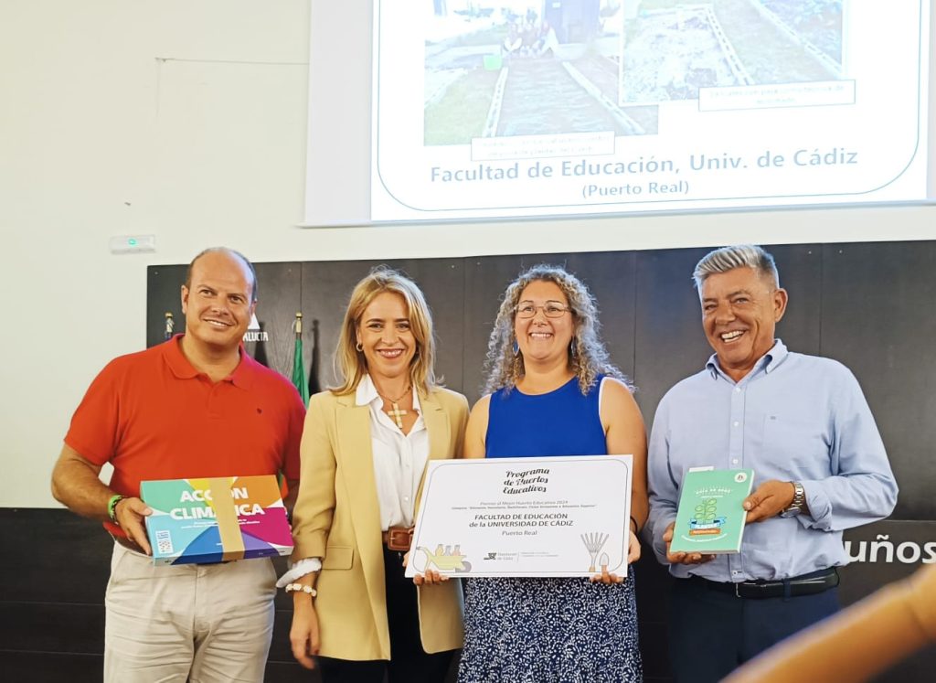 IMG El huerto ecológico universitario de la Facultad de Ciencias de la Educación premiado al Mejor Huerto Educativo 2024
