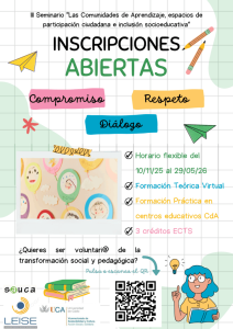 Seminario “Comunidades de Aprendizaje, espacios de participación ciudadana e inclusión socioeduca...