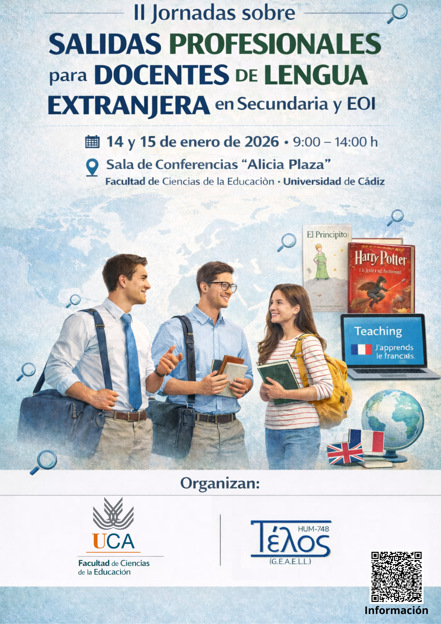 II Jornadas sobre Salidas Profesionales para Docentes de Lengua Extranjera en Secundaria y EOI