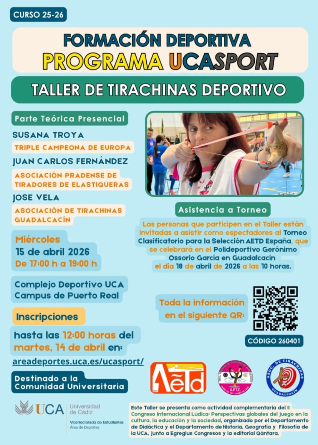 Taller de tirachinas deportivo